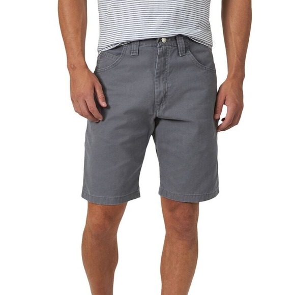BIG & TALL WRANGLER FOUNDATION CARPENTER‎ SHORTS Size 50  GREY  NWT!! - Picture 1 of 6